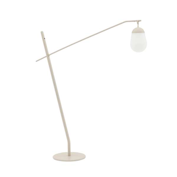 Sunny White Aluminium Bob Floor Lamp