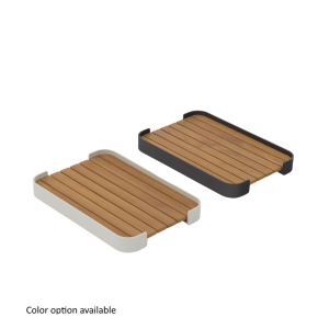 Bloom White Rectangle Tray