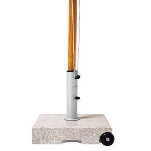 Wooden Finish Round Umbrella (Without Base)