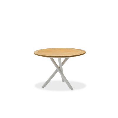 Mikado White Round Dining Table (without chairs)