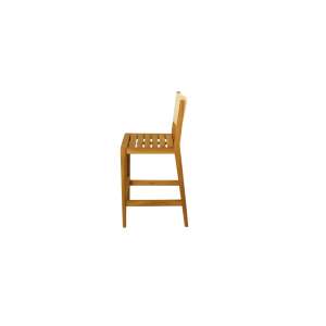 Sicily Teak Wood&Rope Bar Chair