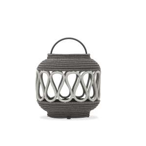 Solar Powered Grey Rope Lamp Small Model 3