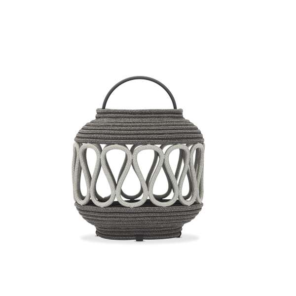 Solar Powered Grey Rope Lamp Big Model 3