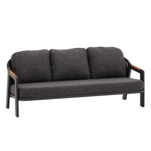 Copenhagen Alu&Teak Sofa Set 5S Grey