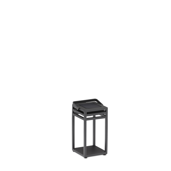 Glow Charcoal Solar Powered Table Lamp Small