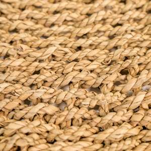 Seagrass Woven Rug Natural Round 100 cm