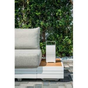Largo White Side Table
