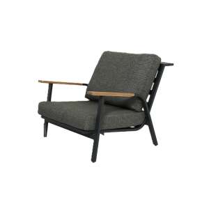 Dandy Charcoal 1-Seater Sofa (without Footrest)