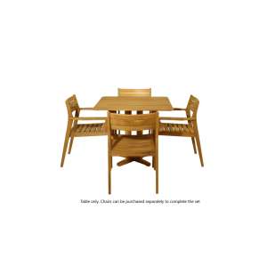 Lucca Teak Wood Dining Table Square 90cm