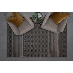 Java Outdoor Flat Weave Rug 01GMG Grey