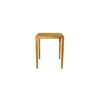 Bologna Teak Wood Bar Table Square 90cm