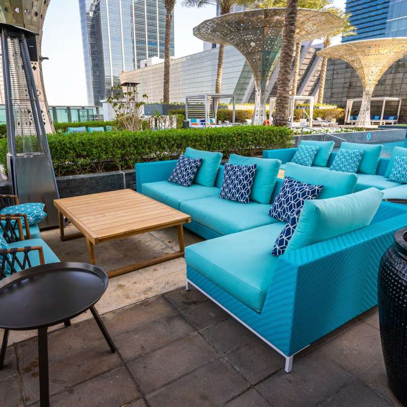 Rosewood Hotel - Glo Pool Bar - Abu Dhabi